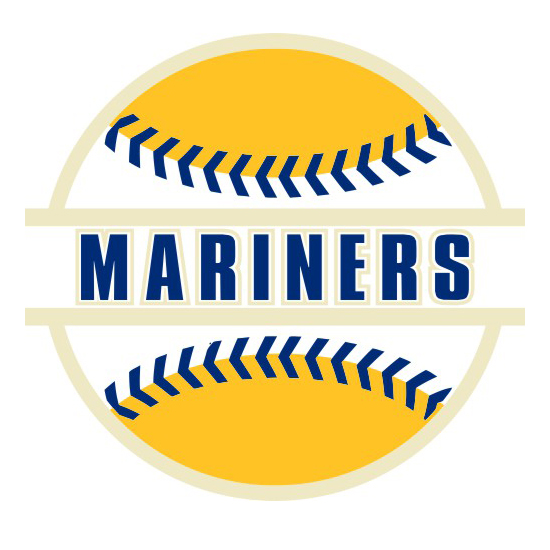 Baseball Seattle Mariners Logo iron on paper